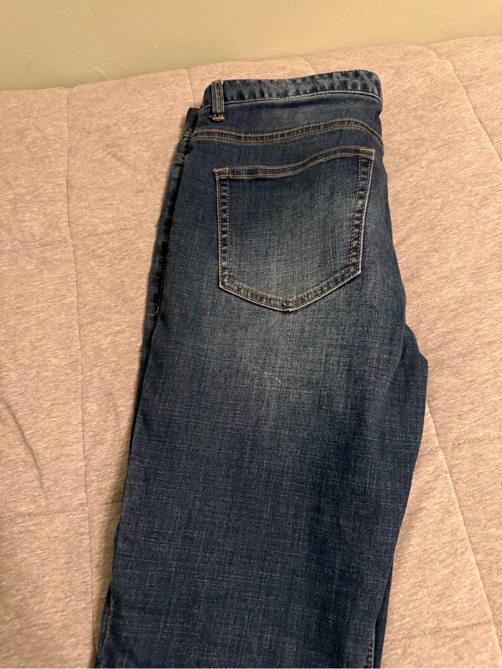 Stone Island Men’s Blue Slim Jeans with Compass Patch - Picture 5 of 6